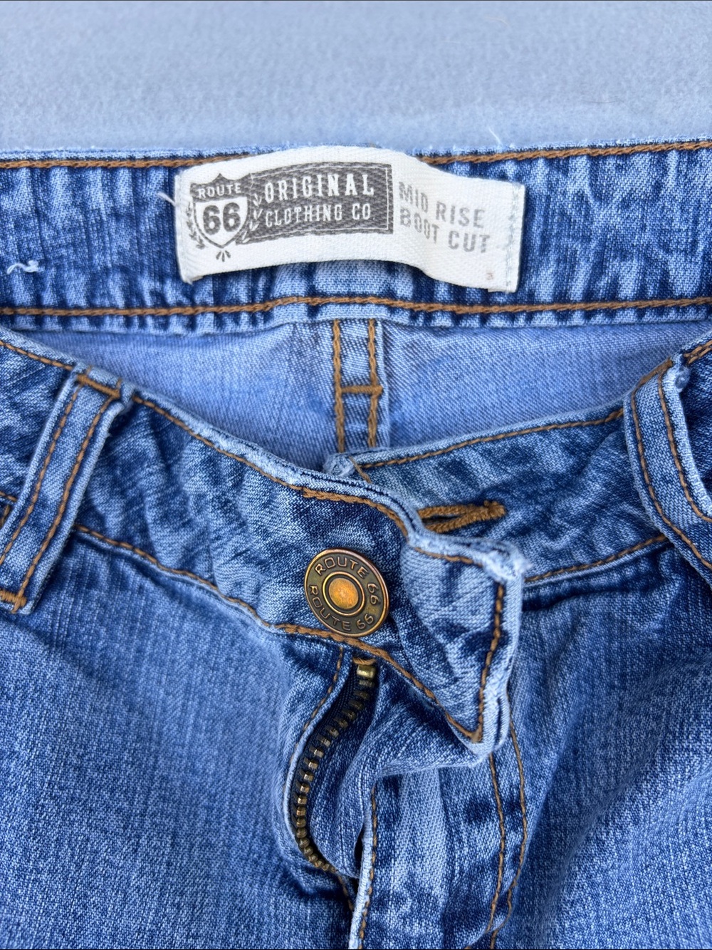 Route 66 Women’s Light Blue Boyfriend Jeans - Picture 2 of 6